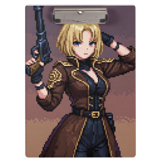 Gaming-Pixel-Art-Decke – Cozy Gamer-Stimmung Klemmbrett