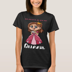 Gaming Queen Girl Woman Online Gamer Niedliche Kon T-Shirt