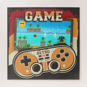Gaming Remote Controller Retro Puzzle