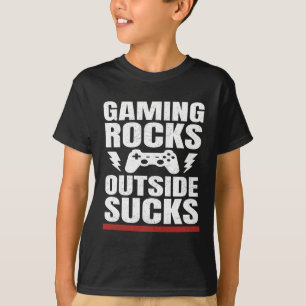 Gaming Rocks im Freien Ist zum Kotzen T-Shirt