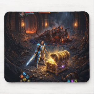 GAMING: Schatzkiste aus dem Boss-Kampf Mousepad