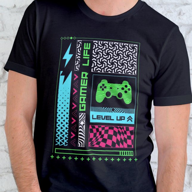 Gaming Streetwear Colorful T-Shirt (Von Creator hochgeladen)