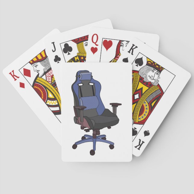 Gaming-Stuhl Spielkarten (Rückseite)