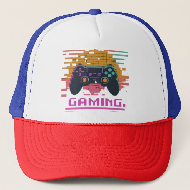 Gaming Truckerkappe (Vorderseite)