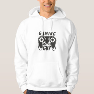 Gaming-Typ Controller-Abzeichen Gamer-Kunst Hoodie