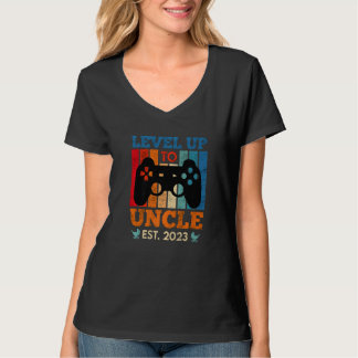 Gaming Uncle Level up to Uncle 2023 T-Shirt