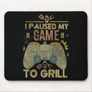 Gaming und Rauchen habe ich mein Spiel zum Grill-G Mousepad