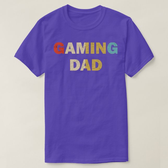 Gaming Vater Real Gamer Vater T-Shirt (Design vorne)