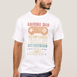 Gaming-Vater Vater Kinder Vater s T-Shirt