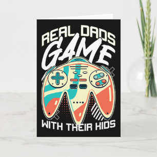 Gaming Vaters Day Gamer Vater Videospiel Vater Sag Karte