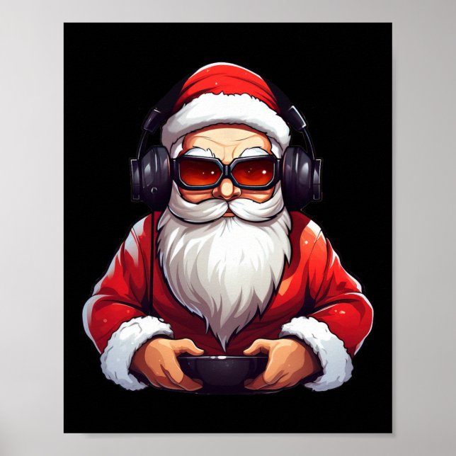 Gaming Video Gamer Game Controller Weihnachten Paj Poster (Vorne)