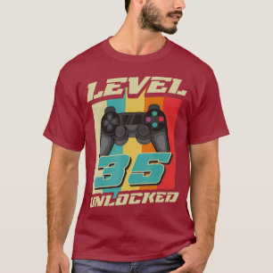 Gaming Vintag 35. Geburtstag Geschenk 35 Jahre alt T-Shirt