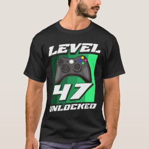 Gaming Vintag 47. Geburtstag 47 Jahre Altes Junge T-Shirt
