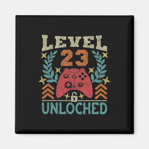Gaming Vintage 23. Geburtstagsgeschenk 23 Jahre al Magnet
