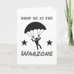 Gaming Warzone Parachute Skydive Gamer Karte