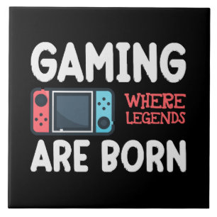 Gaming, wo Legenden geboren werden Fliese