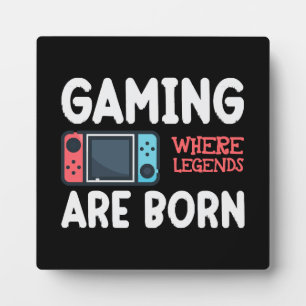 Gaming, wo Legenden geboren werden Fotoplatte