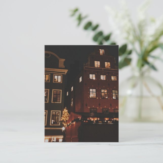 Gamla Stan - Altstadt Stockholm - Schweden Postkarte (Stehend Vorderseite)