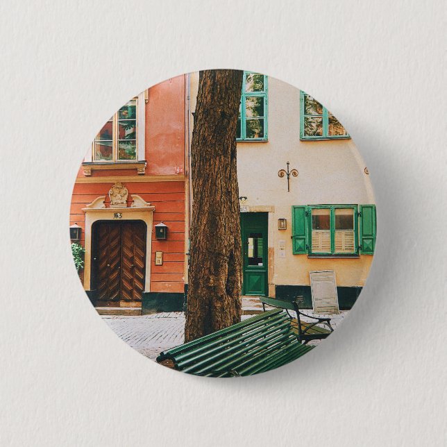 Gamla Stan, Altstadt von Stockholm Button (Vorderseite)