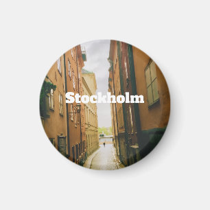 Gamla Stan, Stockholm Souvenir, Retro Europäisch Magnet