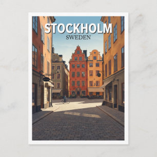 Gamla Stan und Stortorget Stockholm Schweden Postkarte