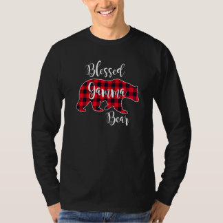 Gamma Bear Red Buffalo Karo Kariert Oma T-Shirt