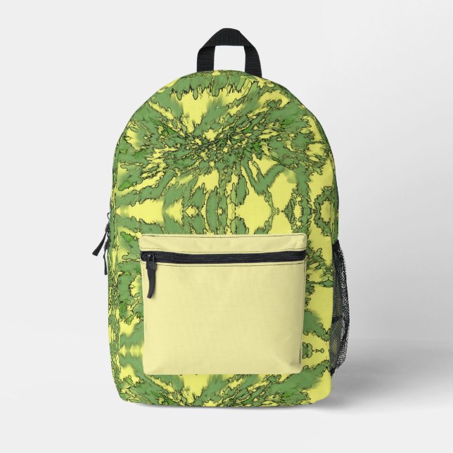 Gamma Burst Bedruckter Rucksack (Vorderseite)