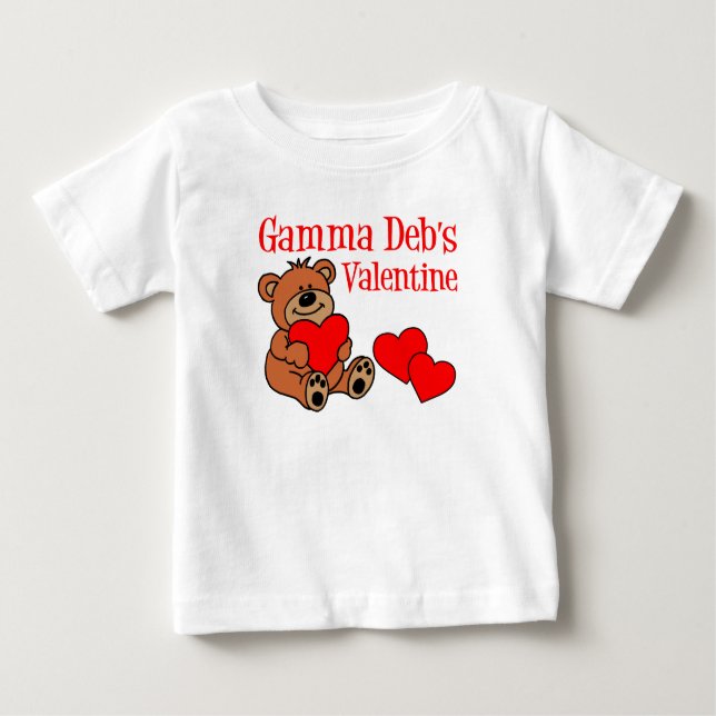 Gamma Deb's Custom Valentine Baby T - Shirt (Vorderseite)
