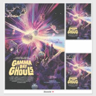 Gamma Ray Burst Pulsars Kilonova Kosmische Kollisi Aufkleber