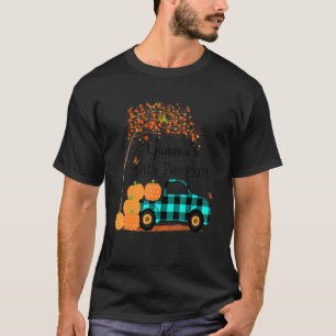 Gamma S Little Pumpkins LKW Karierter Herbst A T-Shirt