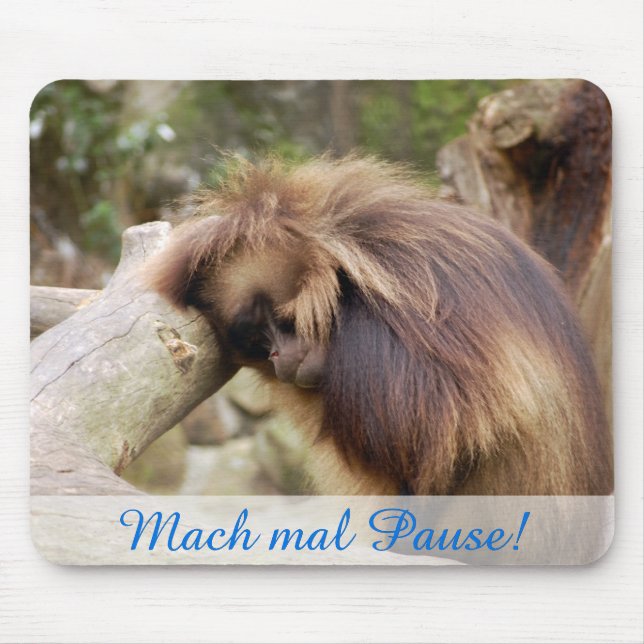 Gammelaffe Mouse Pad Mousepad (Vorne)