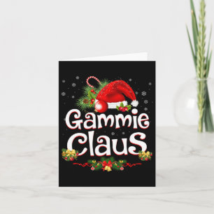 Gammie Claus Santa Christmas Pajama Familie Matchi Karte