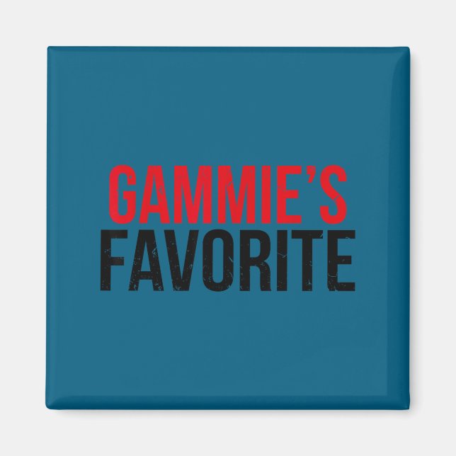 Gammie’s Favorite Grandkid Humor For Kids Teens Fa Magnet (Vorne)