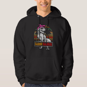 Gammisaurus Rex Dinosaur Gammi Saurus Familienmatt Hoodie