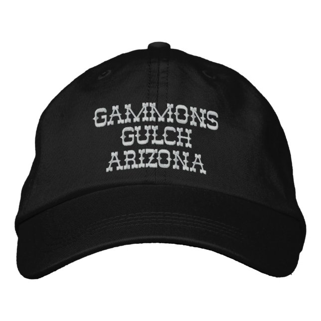 Gammons Gulch bestickte Cap Baseballkappe (Vorderseite)