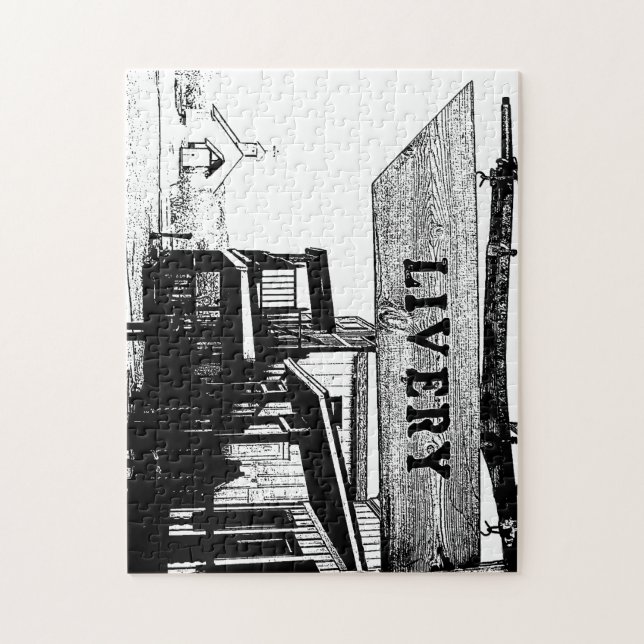 Gammons Gulch Movie Set Livery Puzzle (Vertikal)