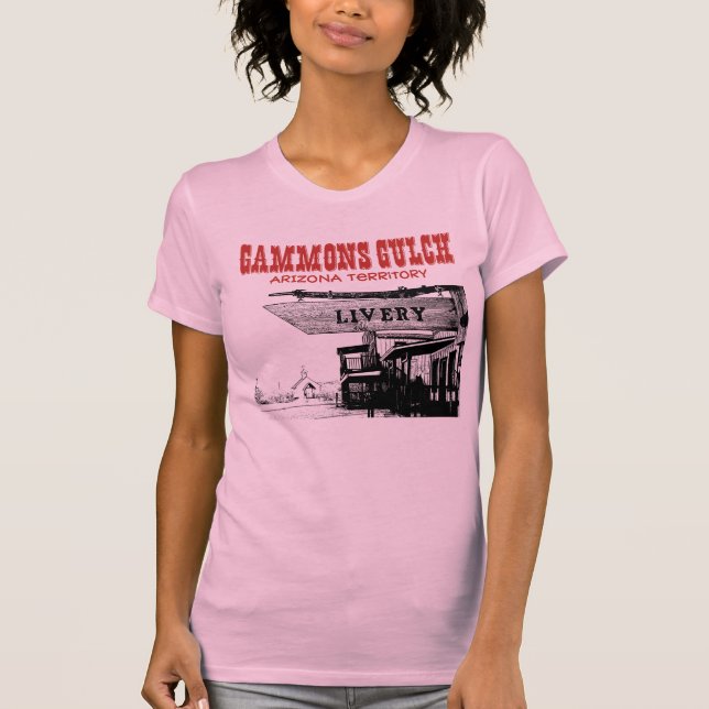 Gammons Gulch Souvenir Women's Racerback T - Shirt (Vorderseite)