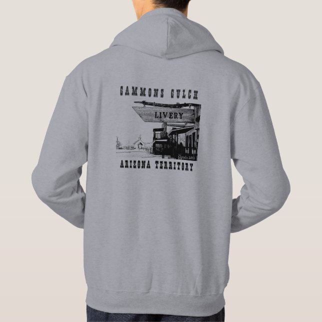 Gammons Gulch Western Town Livery Hoodie (Rückseite)