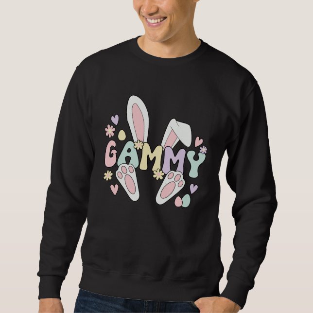 Gammy Grandmother Easter Bunny Gammy Grandma Easte Sweatshirt (Vorderseite)