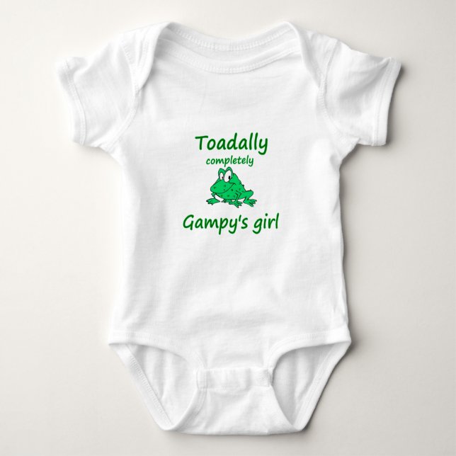 Gampymädchen Baby Strampler (Vorderseite)