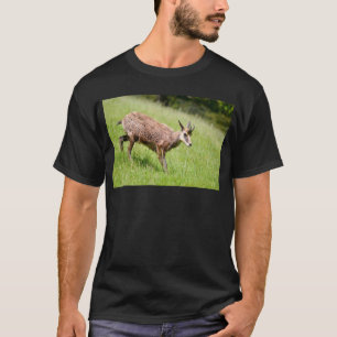Gämse auf Gras-Postkarte T-Shirt