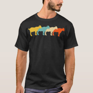 Gämsen Vintage Retro Ziege Antilope Liebhaber 60er T-Shirt