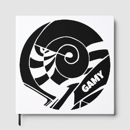 GAMY Black Logo Gästebuch