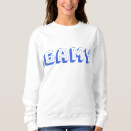GAMY® Royal blue Logo Damen Sweatshirt