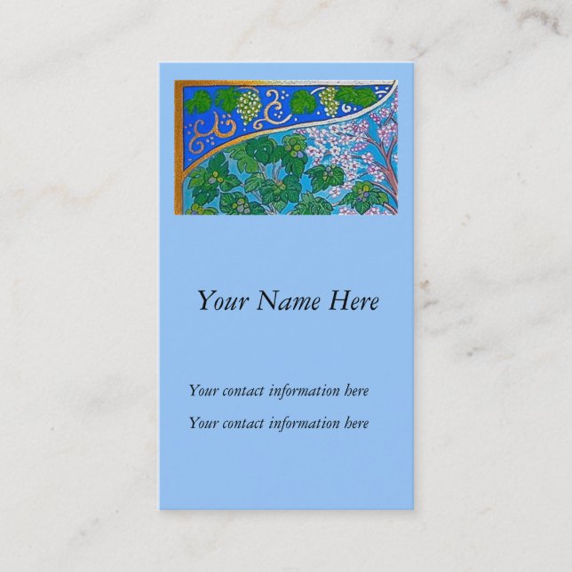 gan Eden richtig hier geerntet, Ihr Name, Ihr… Visitenkarte (Vorderseite)