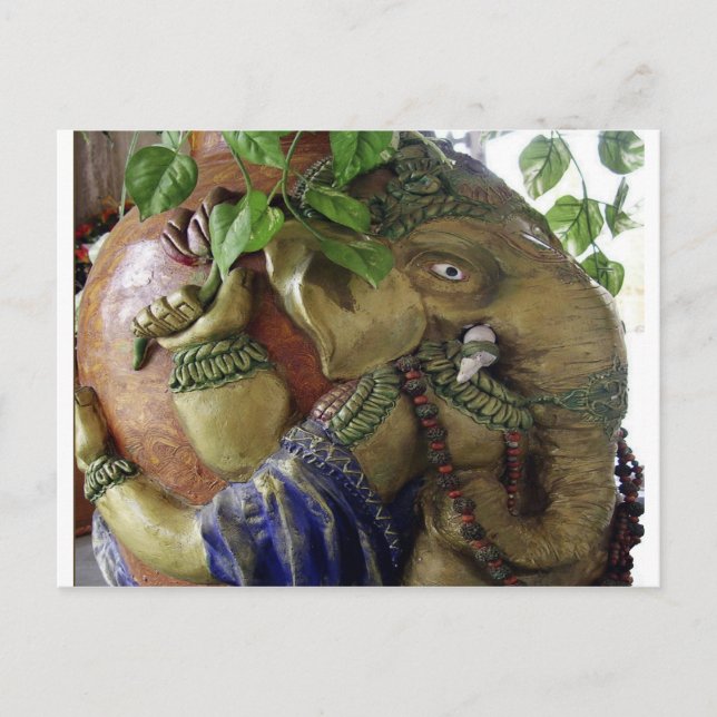 Ganapati Ganesh Postkarte (Vorderseite)