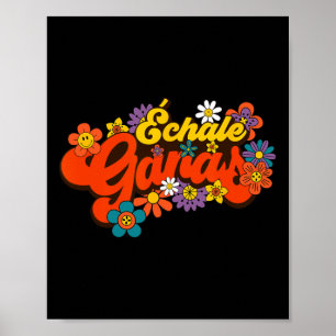 Ganas Feminist Latina mexikanische spanische Motiv Poster