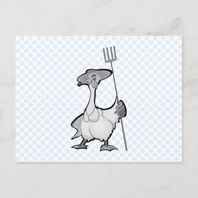 Gancy Goose Postkarte (Vorderseite)
