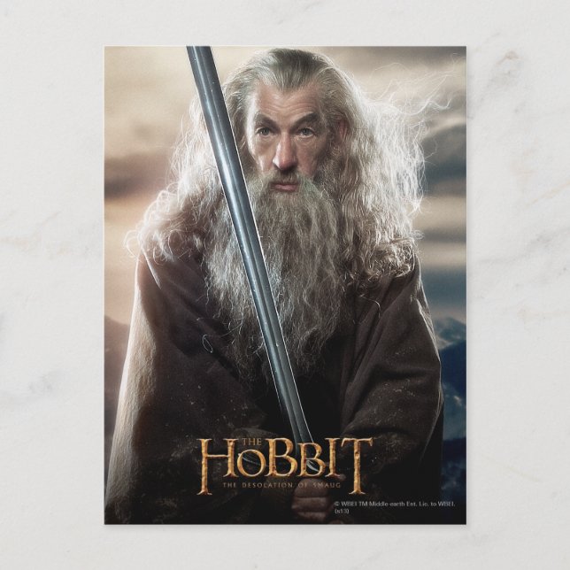 Gandalf Character Poster 2 Postkarte (Vorderseite)