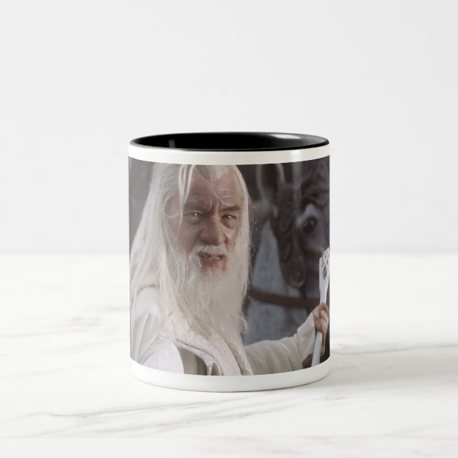 GANDALF™ hält Mitarbeiter Zweifarbige Tasse (Mittel)